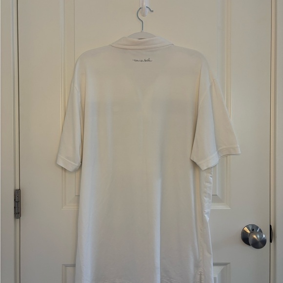 Travis Mathew White and Gray Polo Golf Shirt - Picture 4 of 4